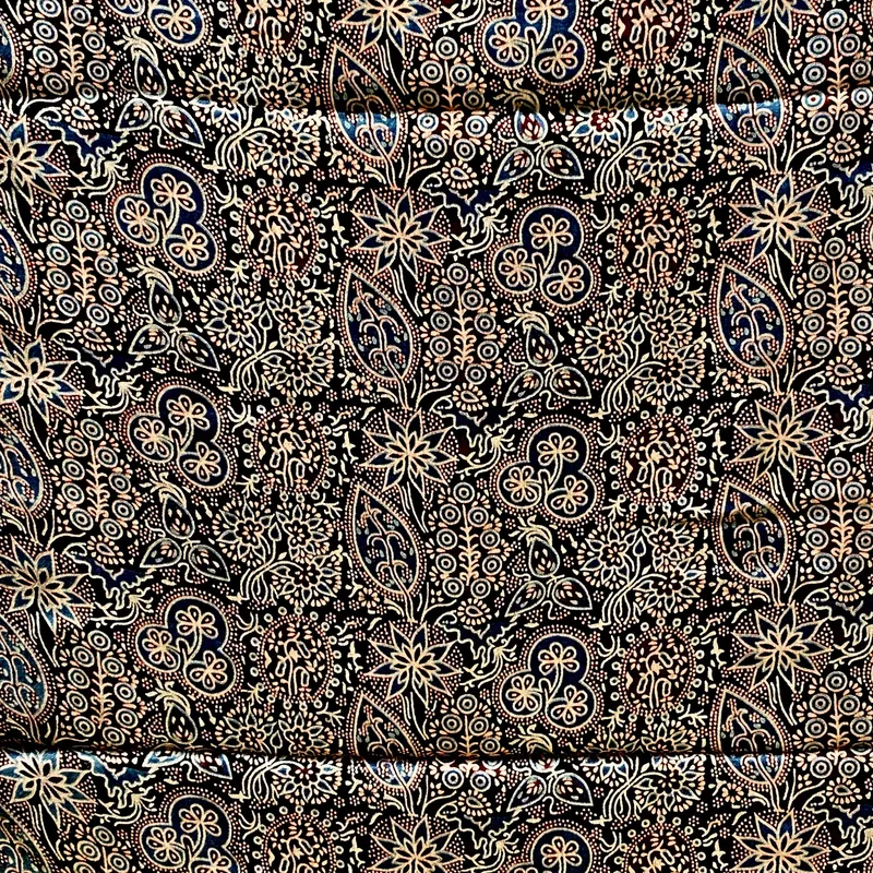 Mashru Silk Ajrakh Print #11