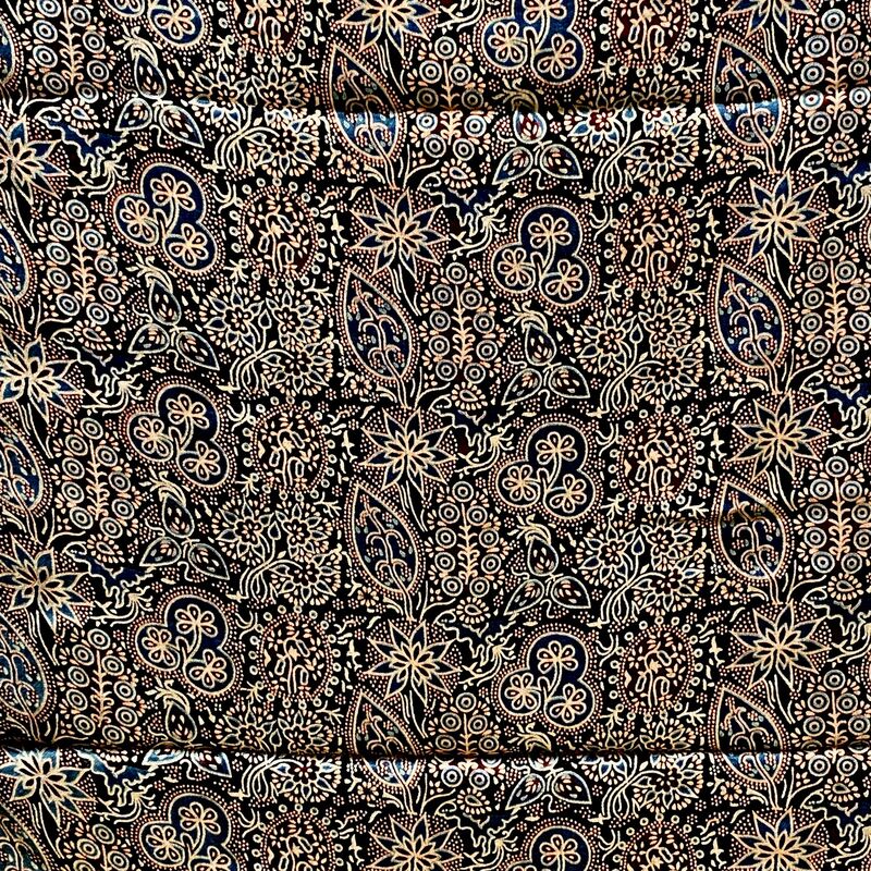 Mashru Silk Ajrakh Print #11
