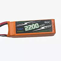 11.1V 2200mAh 3S 80C Lithium-Polymer Rechargeable Battery