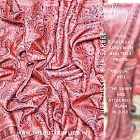 PURE TUSSER SILK SAREE ssgSTUS22504
