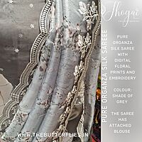 PURE ORGANZA SAREE DCMSORZ22742
