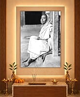 [PP] Holy Mother Sri Sarada Devi - Seated on Veranda - Jayrambati