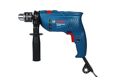 Bosch Gsb 600 Corded Electric Impact Drill With Wrapset Kit, 600 W, 13 Mm, 1.7 Kg, 3000 Rpm, 1.4 Nm, Variable Speed, Forward/Reverse Rotation, Double Insulation, Carbon Brush (Wrapset Kit), Blue