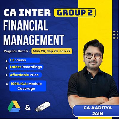 CA Inter Financial Management (Group 2) By CA Aaditya Jain