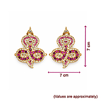 Gold-Plated Snake Nagabaranam Armlet (Vangi) for God Idols – Traditional Temple Jewelry