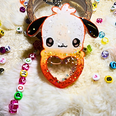 POCHACCO /HELLOKITTY/SHAKER KEYCHAIN