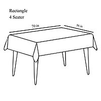 Cotton Printed 4 seater Table Cloth