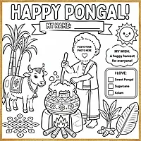 Happy Pongal – Colour & Frame Kit