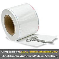 Shivaah Tyvek Grade Heat Seal Sterilization Flat Roll with Plasma Indicators