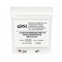 OSL 1st Molar Bondable Buccal Tubes MBT 0.018 Pack of 4