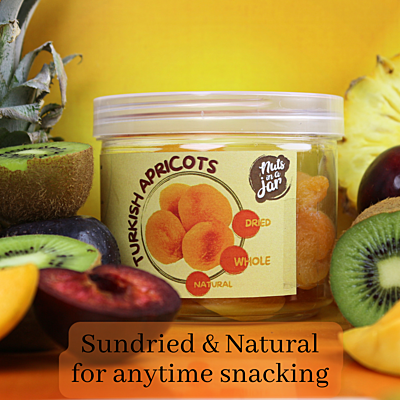 Nuts in a Jar Dried Turkish Apricots 250 Grams Nuts in a Jar Dried Turkish Apricots 250 Grams