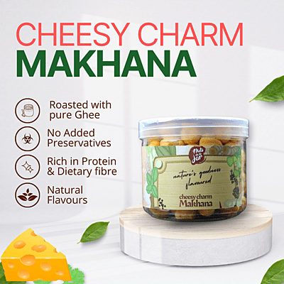 Gourmet Cheesy Charm Makhana 50 Grams Gourmet Cheesy Charm Makhana 50 Grams