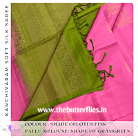PURE KANCHIVARAM SOFT SILK SAREE  SJSSSIL21279