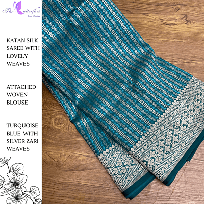 KATAN SILK SAREE   USTSSIL23489