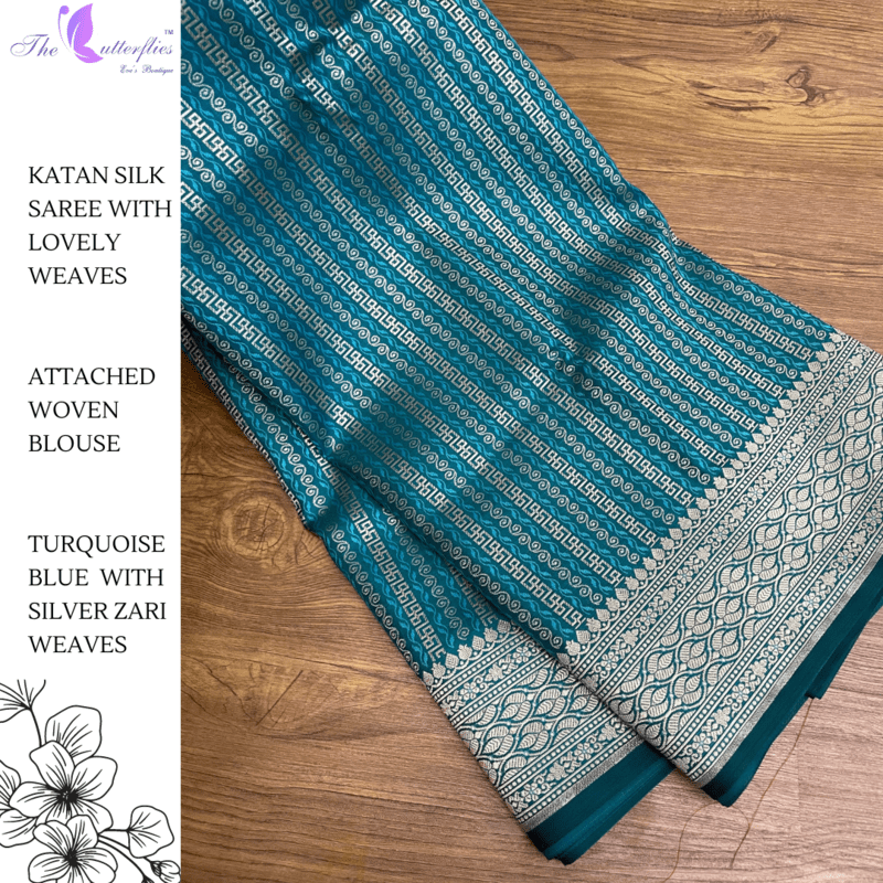 KATAN SILK SAREE   USTSSIL23489