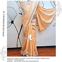 LINEN COTTON SAREE YBRSLIN23484