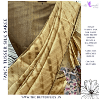 SEMI TUSSER SILK SAREE SFHSTSK23687 SEMI TUSSER SILK SAREE SFHSTSK23687