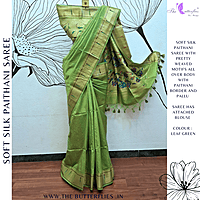 SOFT SILK PAITHANI SAREE  IHFSSIL23876