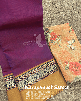 SOFT COTTON SAREE CDTSSSS24074