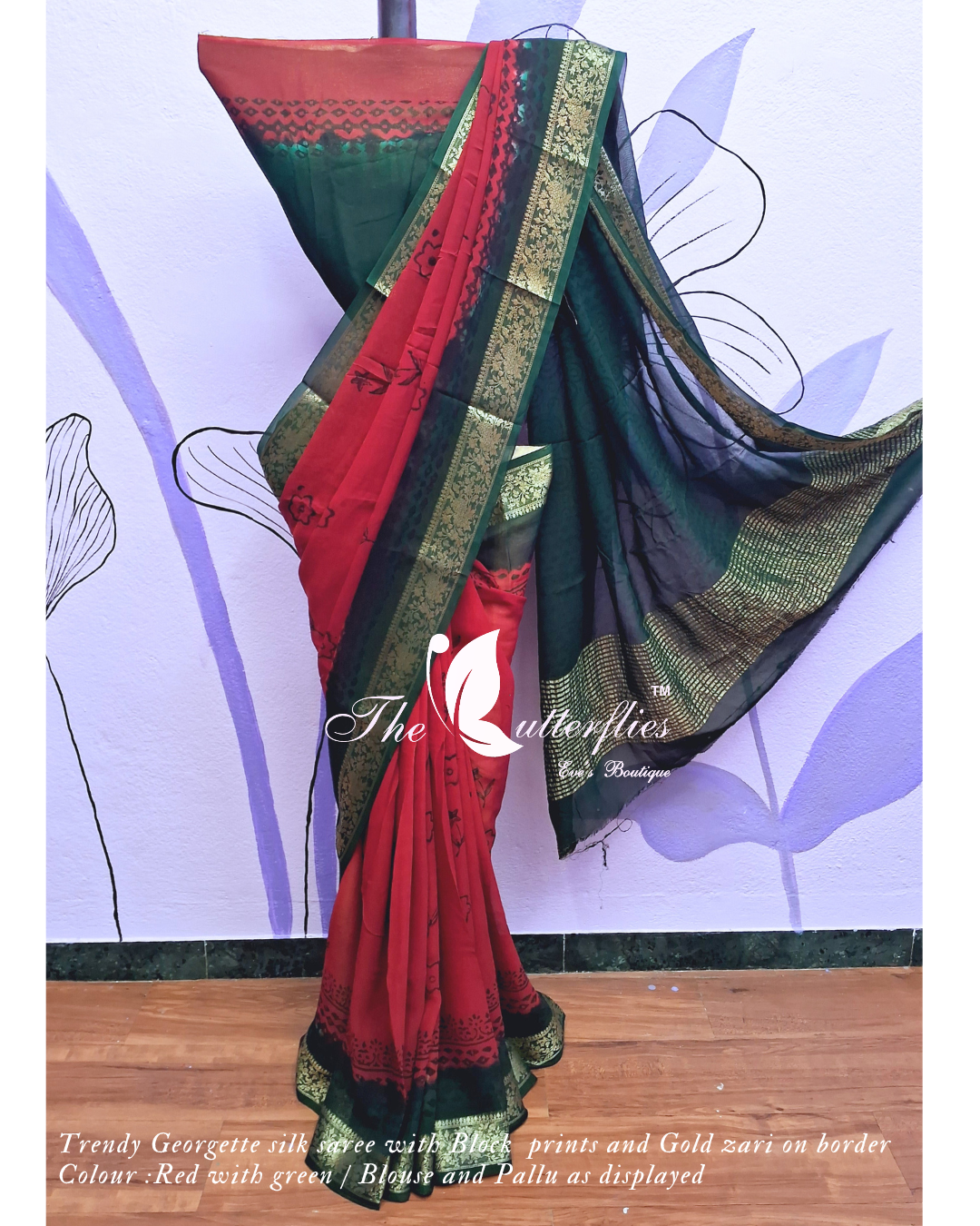 GEORGETTE SILK SAREE ORDSGRS24156