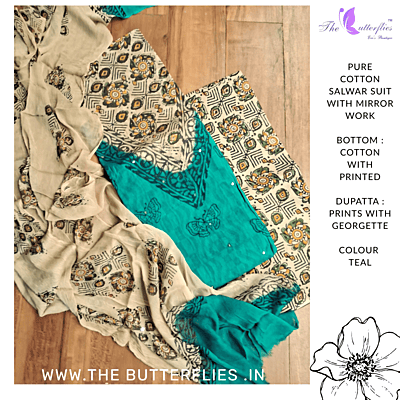 PURE COTTON SALWAR SUIT ORDCCOT24371