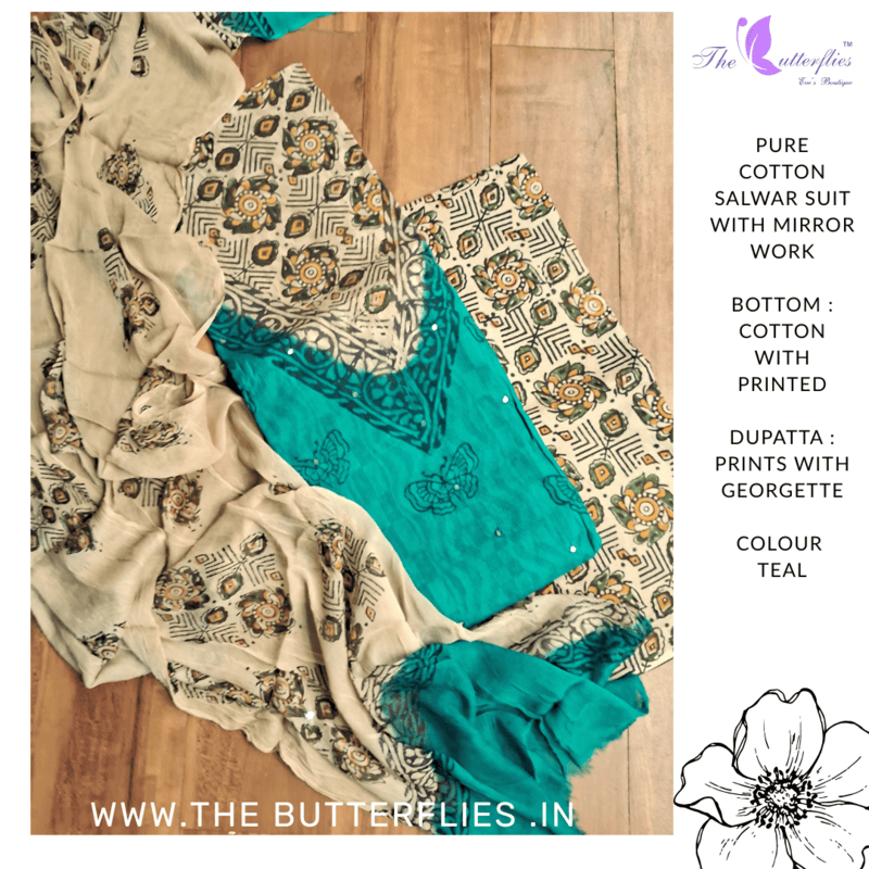 PURE COTTON SALWAR SUIT ORDCCOT24371