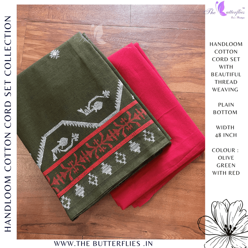 HANDLOOM COTTON CORD SET MAHCHAC24394 HANDLOOM COTTON CORD SET MAHCHAC24394