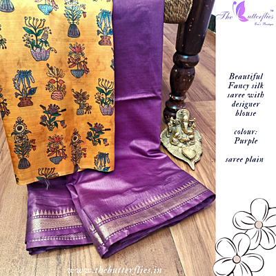 FANCY SILK SAREE  YBRSFSC24407