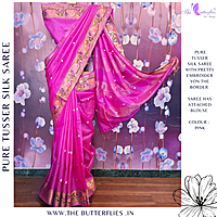 PURE TUSSER SILK SAREE YBRSTSK24419