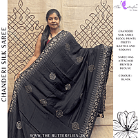 PURE CHANDERI SILK SAREE DCMSCDS24557 PURE CHANDERI SILK SAREE DCMSCDS24557