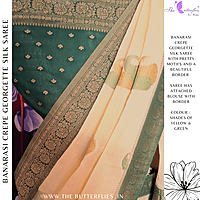 BANARASI CREPE GEORGETTE SILK SAREE  SFHSCRE24603