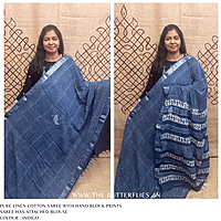 LINEN COTTON SAREE ssgSLIN24648 LINEN COTTON SAREE ssgSLIN24648