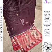 CREPE SILK SAREE NISSCRE24702