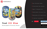 Mouse Portronics wireless