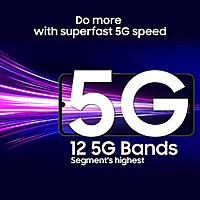 Samsung Galaxy A07 5G Smartphone (Black, 6GB RAM, 128GB Storage)