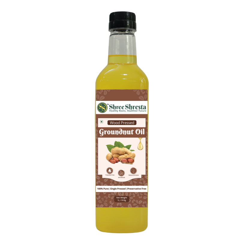 Wood-pressed Groundnut Oil