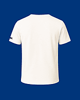 Unisex Off-White Plain Crew Neck Tee