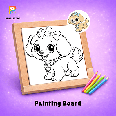 Cute Puppy Coloring