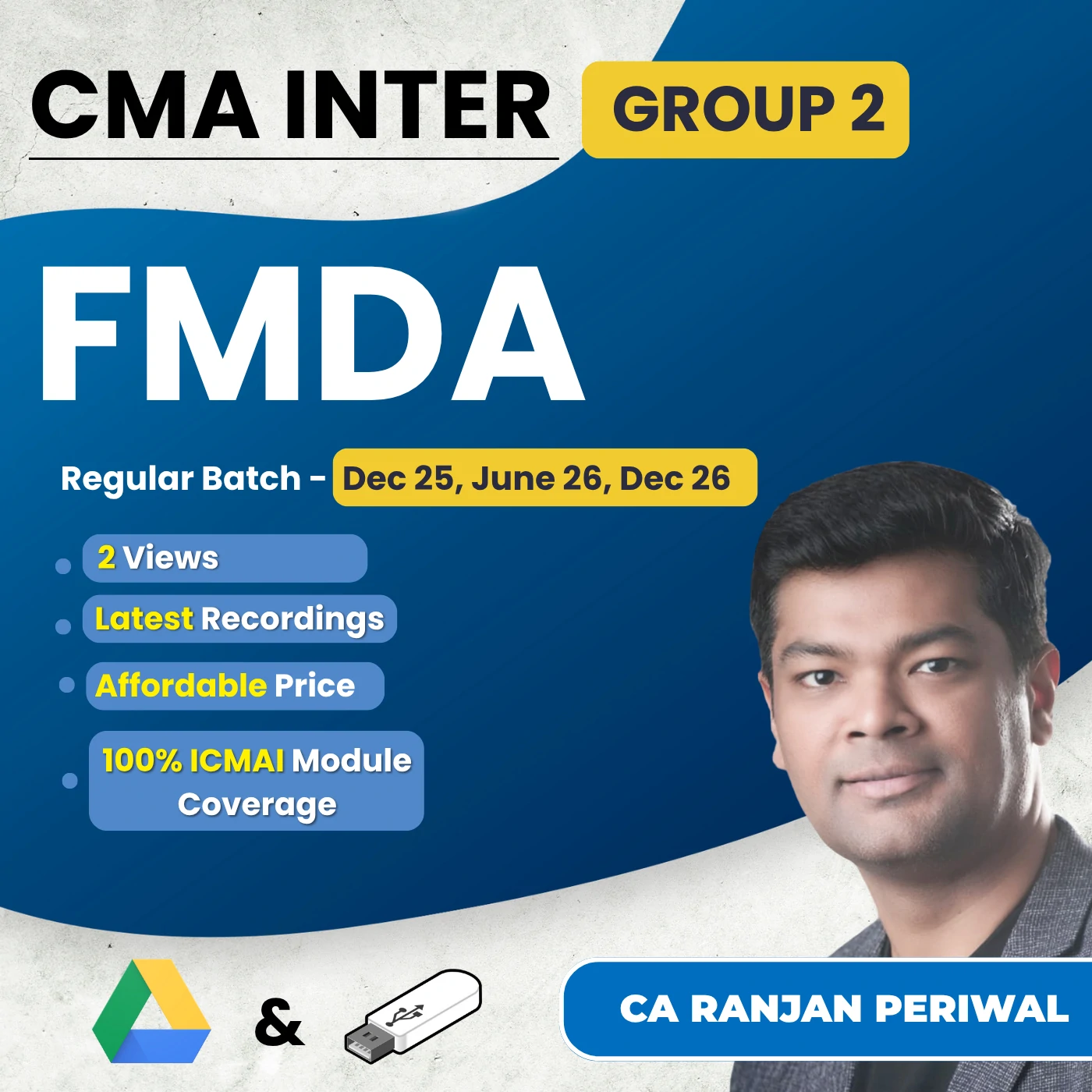 CMA Inter FM & DA (Group 2) By CA Ranjan Periwal