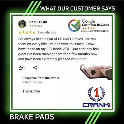 Crank1 CB976 Sintered Brake Pads