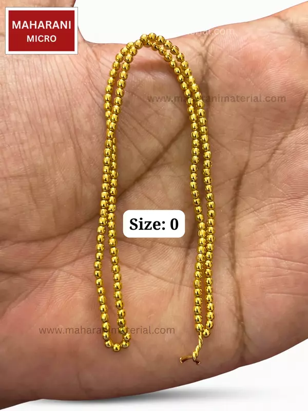 plain micro gold plated ball