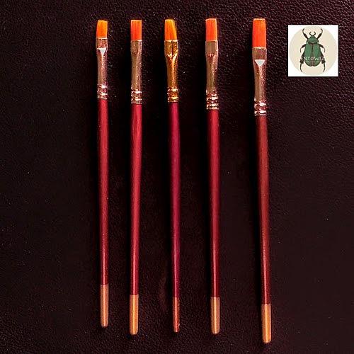 Entomological Brush Kit ROUND HEAD Type 1-5