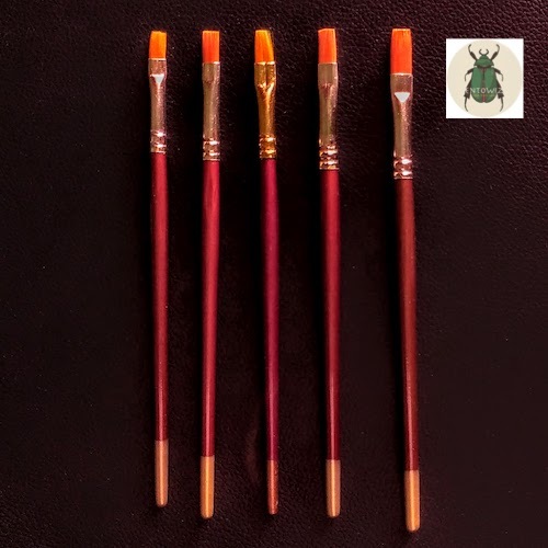 Entomological Brush Kit ROUND HEAD Type 1-5