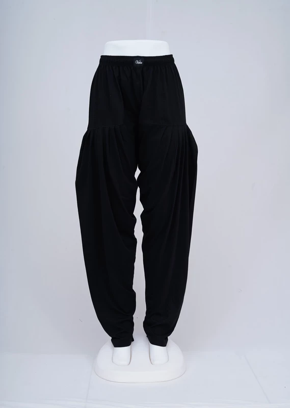 Women Black Patiyala