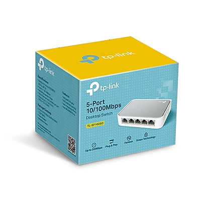 TP-Link TL-SF1005D 5 Port 10/100Mbps Desktop Switch TP-Link TL-SF1005D 5 Port 10/100Mbps Desktop Switch