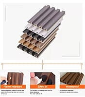 WPC Painted Louvers Panel SBWPCPLP05