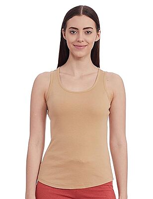 Van Heusen Women's Cotton Regular Tank Top - 100% Combed