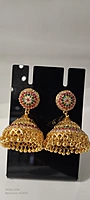 Golden ear rings for brides