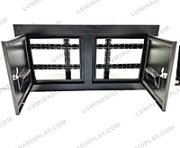 Low-profile fanless MS GI outdoor LED cabinet 960 x 480 mm, no bezel, rear access – Lumina