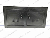 Low-profile fanless MS GI outdoor LED cabinet 960 x 480 mm, no bezel, rear access – Lumina